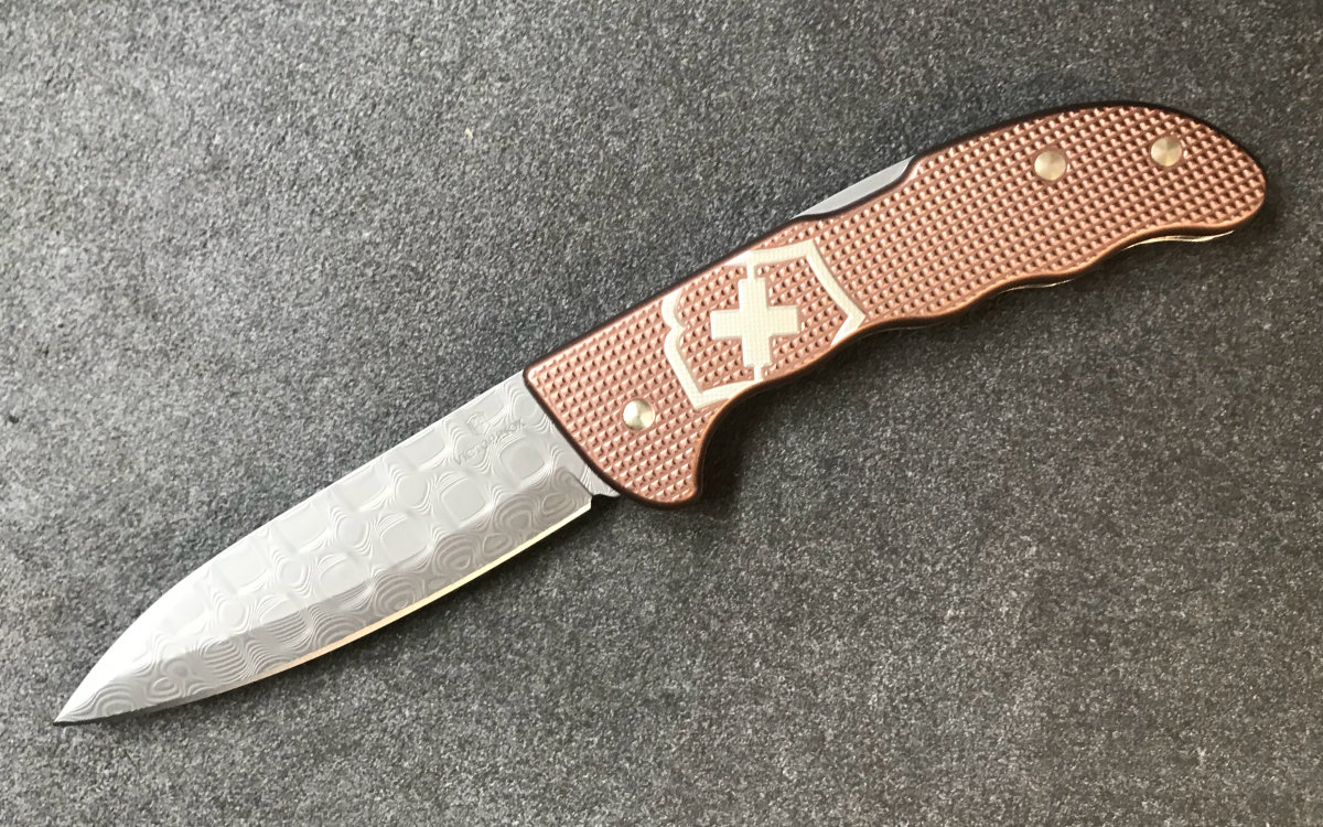 Victorinox Damascus knife 2020
