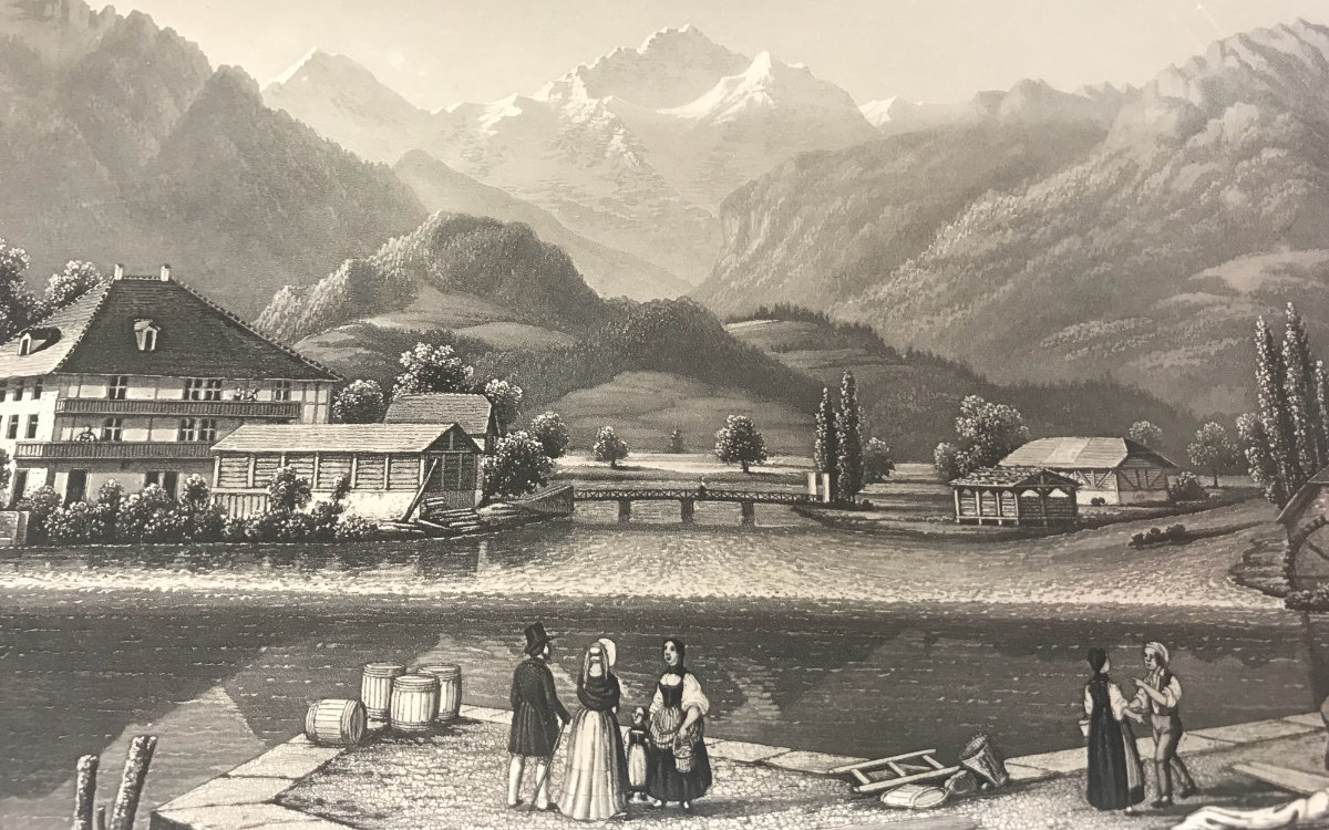 old prints of Switzerland